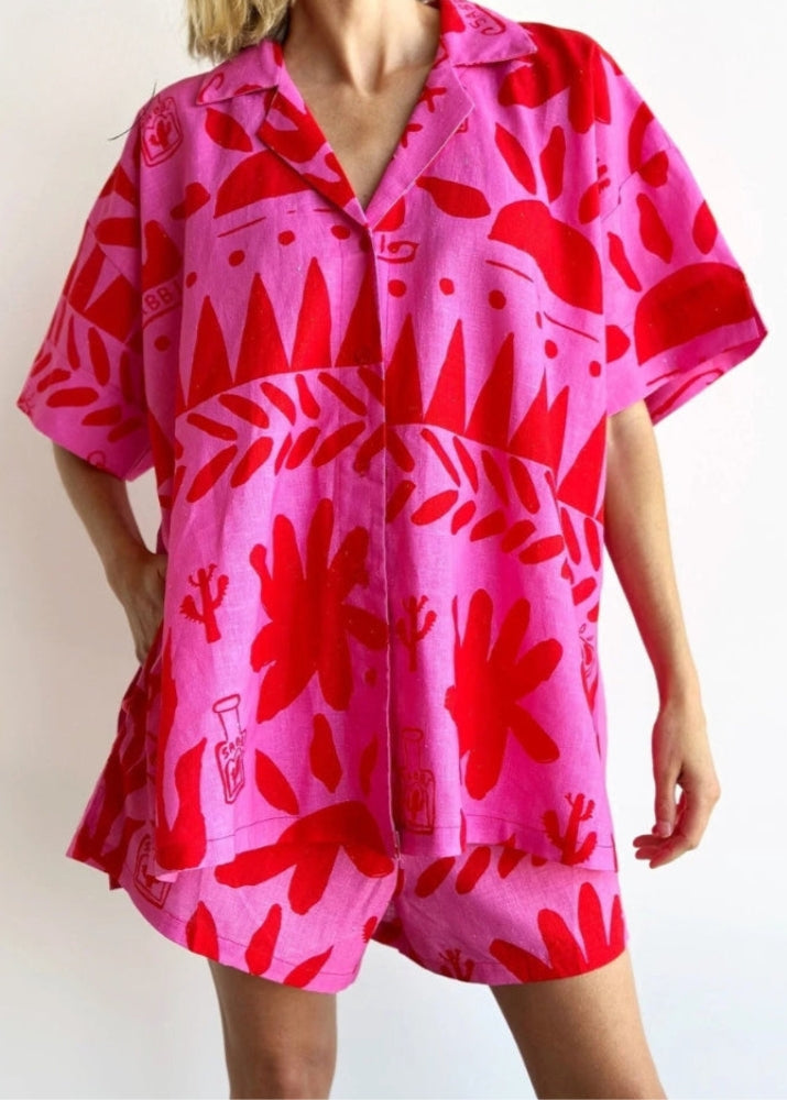 Michelle - Colorful Summer Two-Piece Set