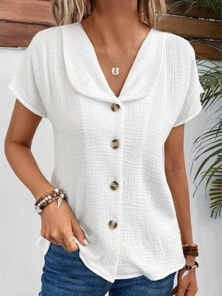 CLARISSA | CLASSIC BUTTON-UP BLOUSE