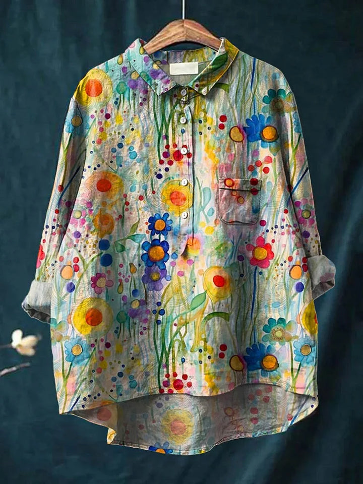 Nora - Colorful Peace Art Shirt