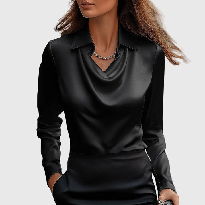 KENNEDY –  ELEGANT BLOUSE SHINY SATIN