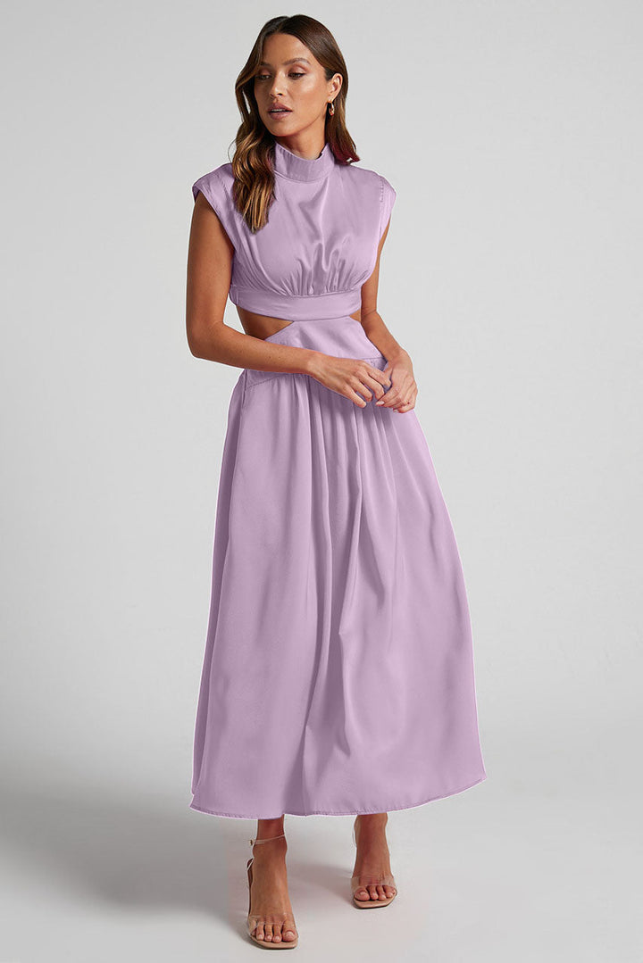 Jolie - Women's Sleeveless Cutout Midi Dress