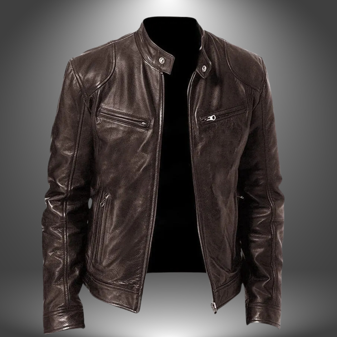 BLAKE™ | MEN'S HANDMADE LEATHER JACKET