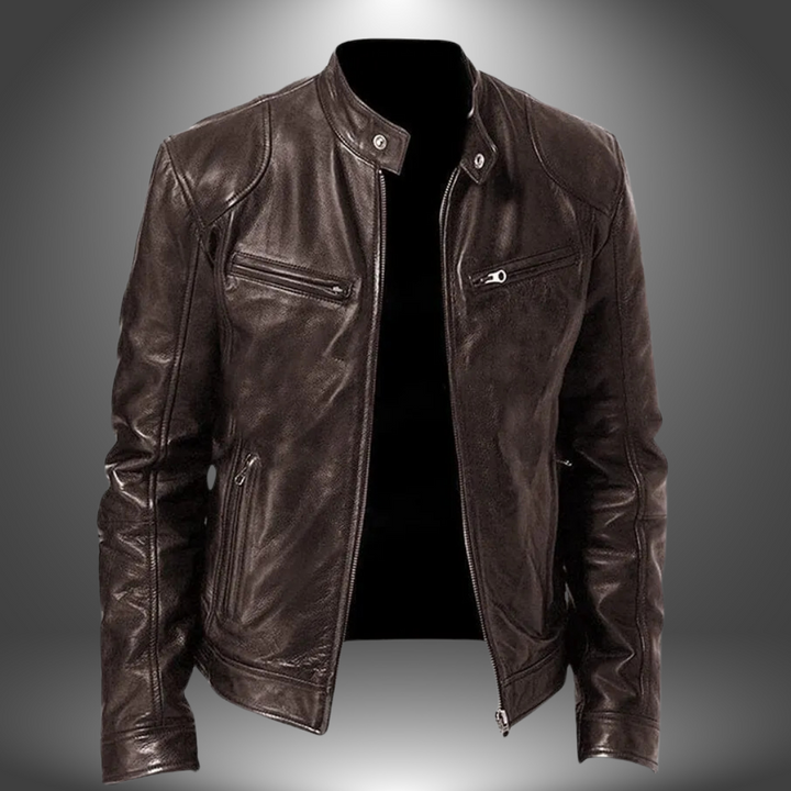 BLAKE™ | MEN'S HANDMADE LEATHER JACKET