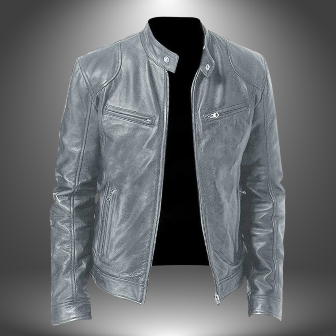BLAKE™ | MEN'S HANDMADE LEATHER JACKET