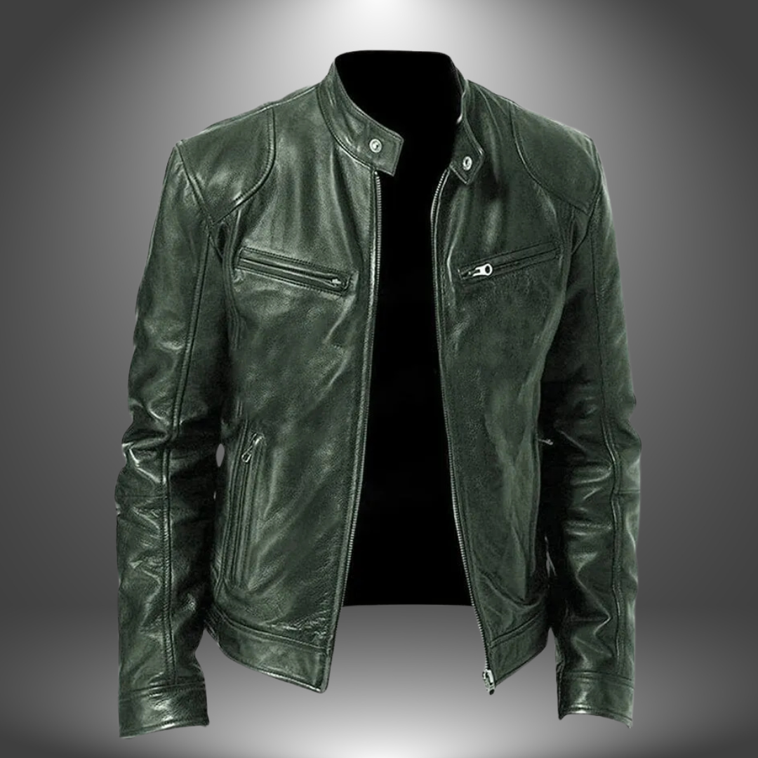 BLAKE™ | MEN'S HANDMADE LEATHER JACKET