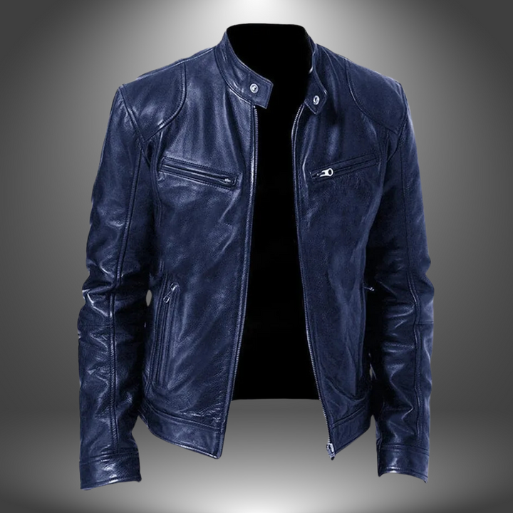 BLAKE™ | MEN'S HANDMADE LEATHER JACKET