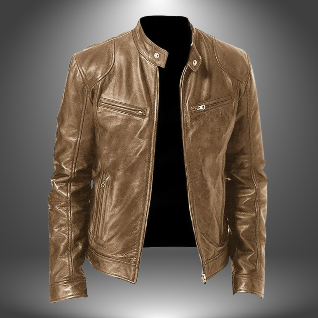 BLAKE™ | MEN'S HANDMADE LEATHER JACKET