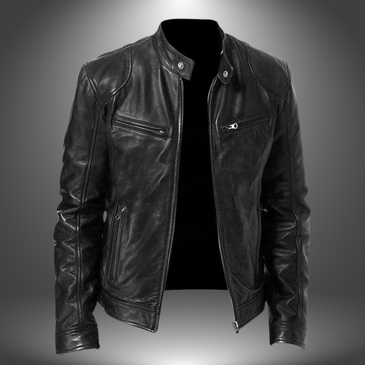 BLAKE™ | MEN'S HANDMADE LEATHER JACKET