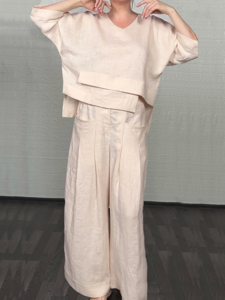 KLASINA™ | RELAXING COTTON-LINEN SET