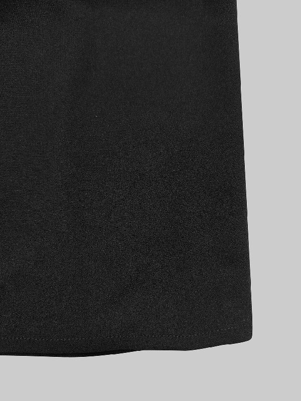 Long Sleeves Skinny Solid Color Deep V-Neck Maxi Dresses