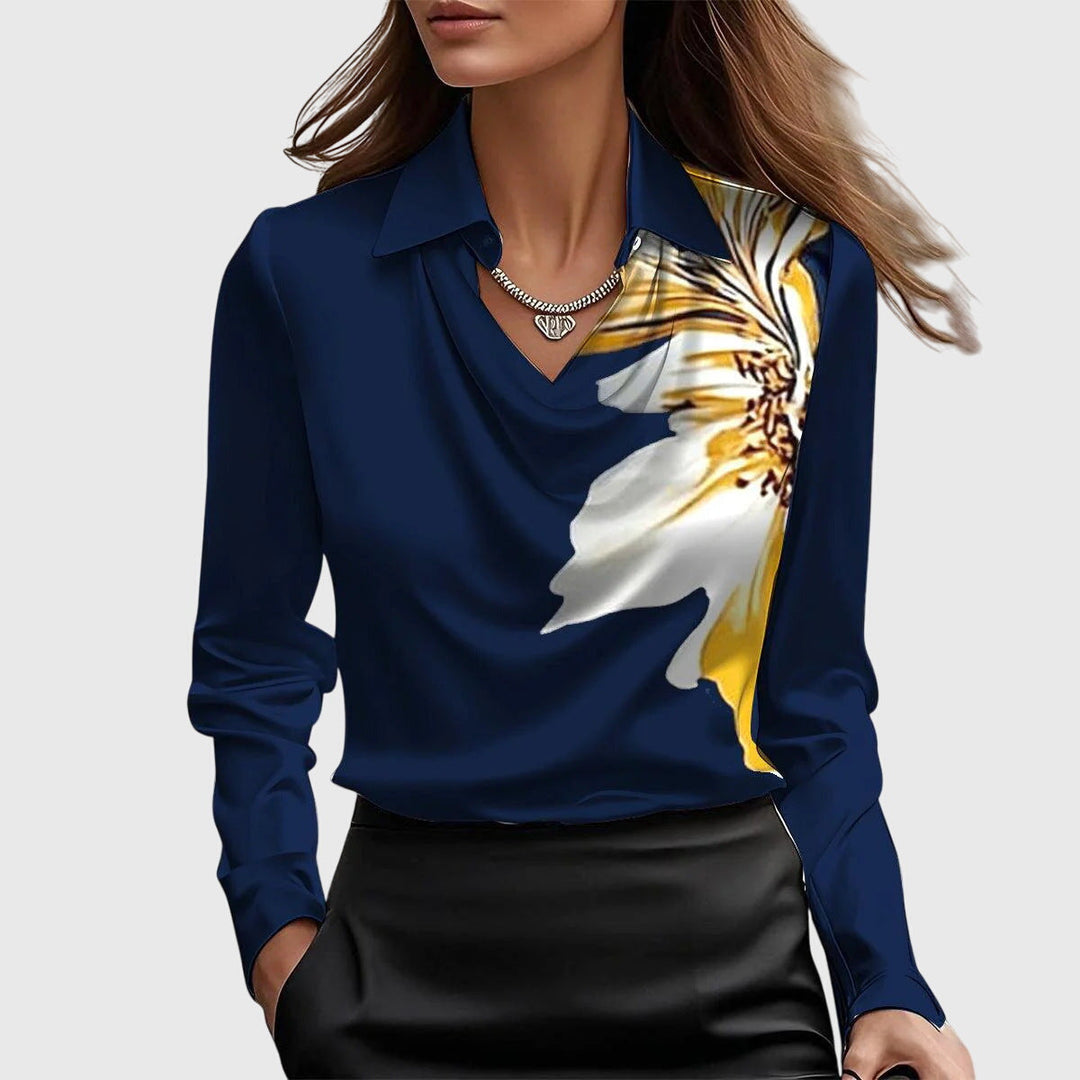 KENNEDY –  ELEGANT BLOUSE SHINY SATIN