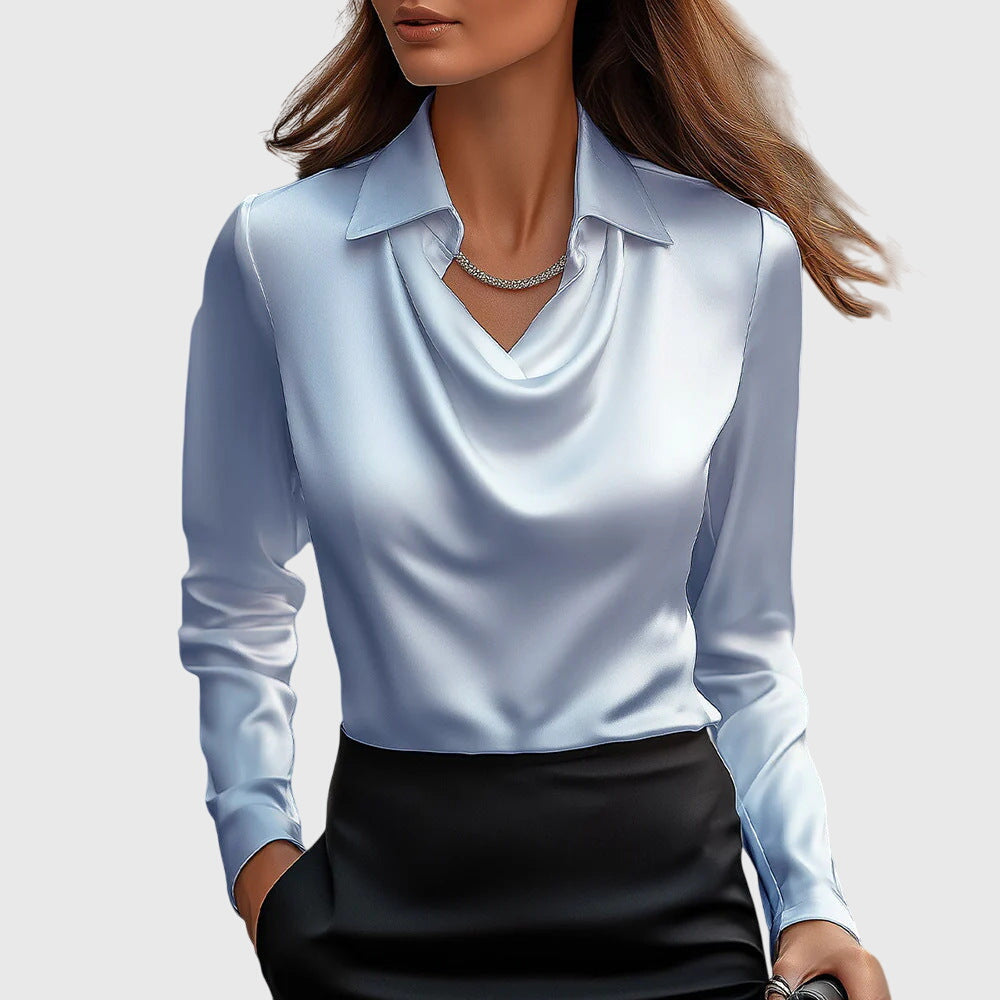 KENNEDY –  ELEGANT BLOUSE SHINY SATIN