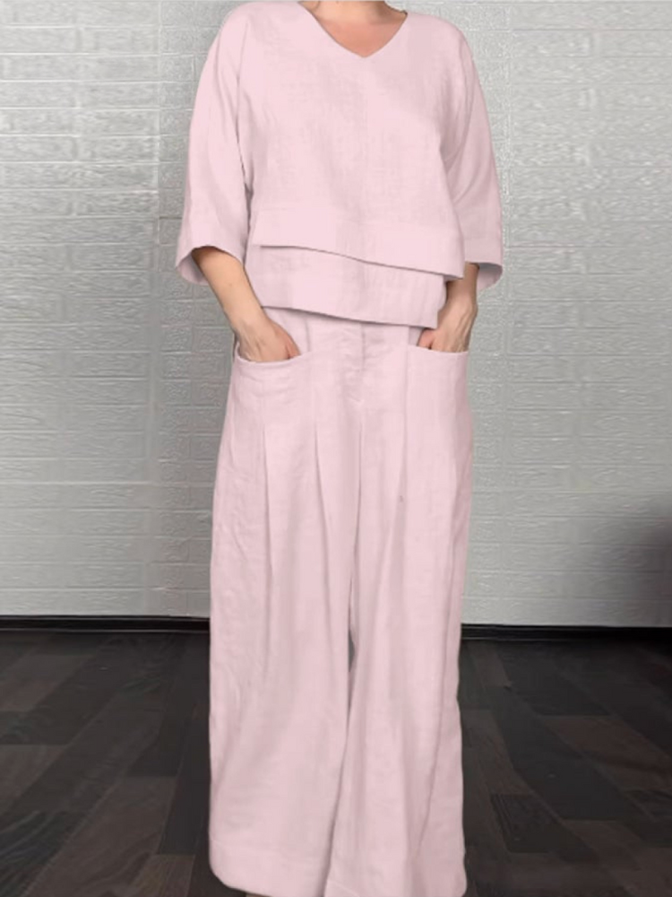 KLASINA™ | RELAXING COTTON-LINEN SET