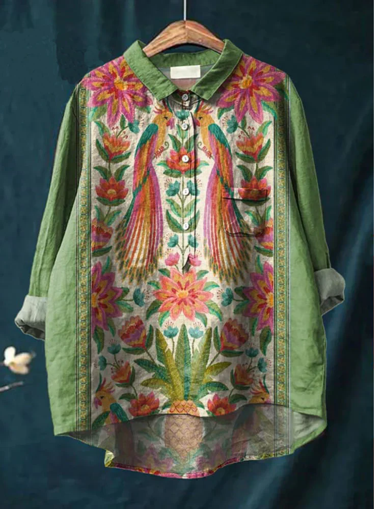 Nora - Colorful Peace Art Shirt