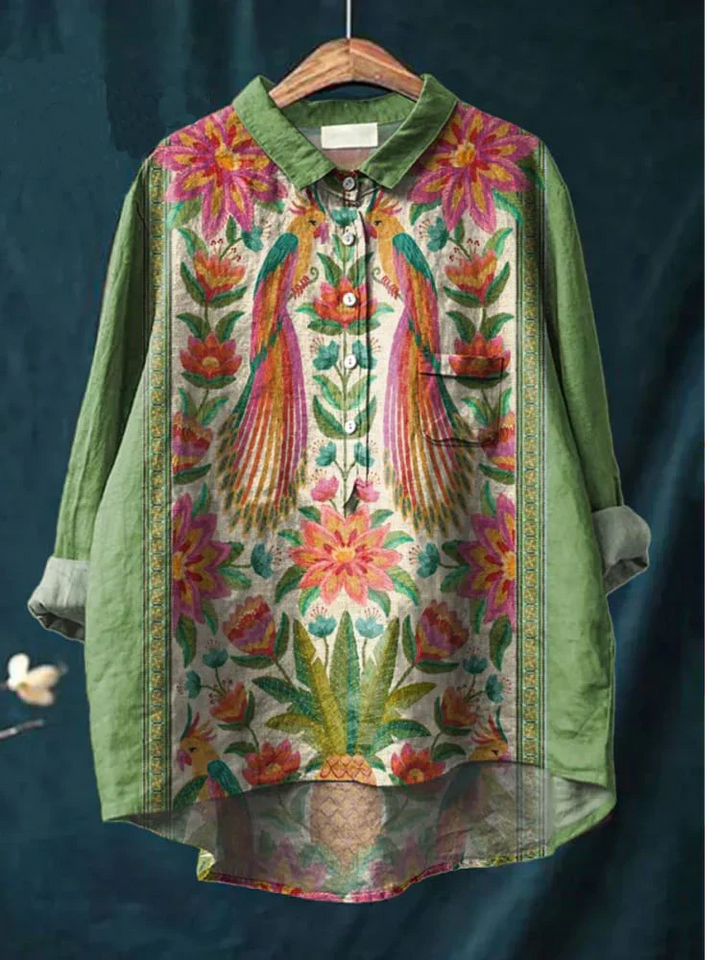 Nora - Colorful Peace Art Shirt