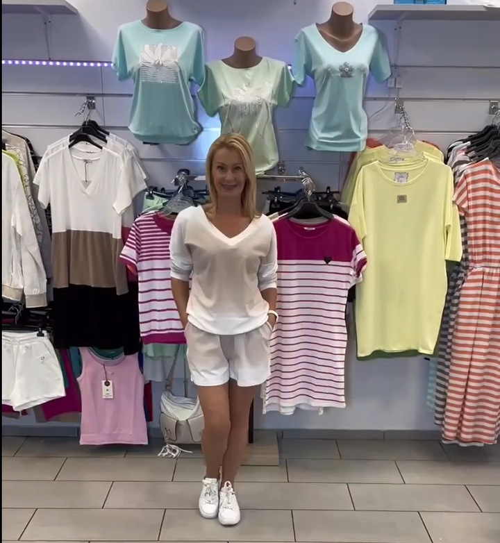 FRANCINA™ | GRADIENT V-NECK LONG SLEEVE SPORTS SET