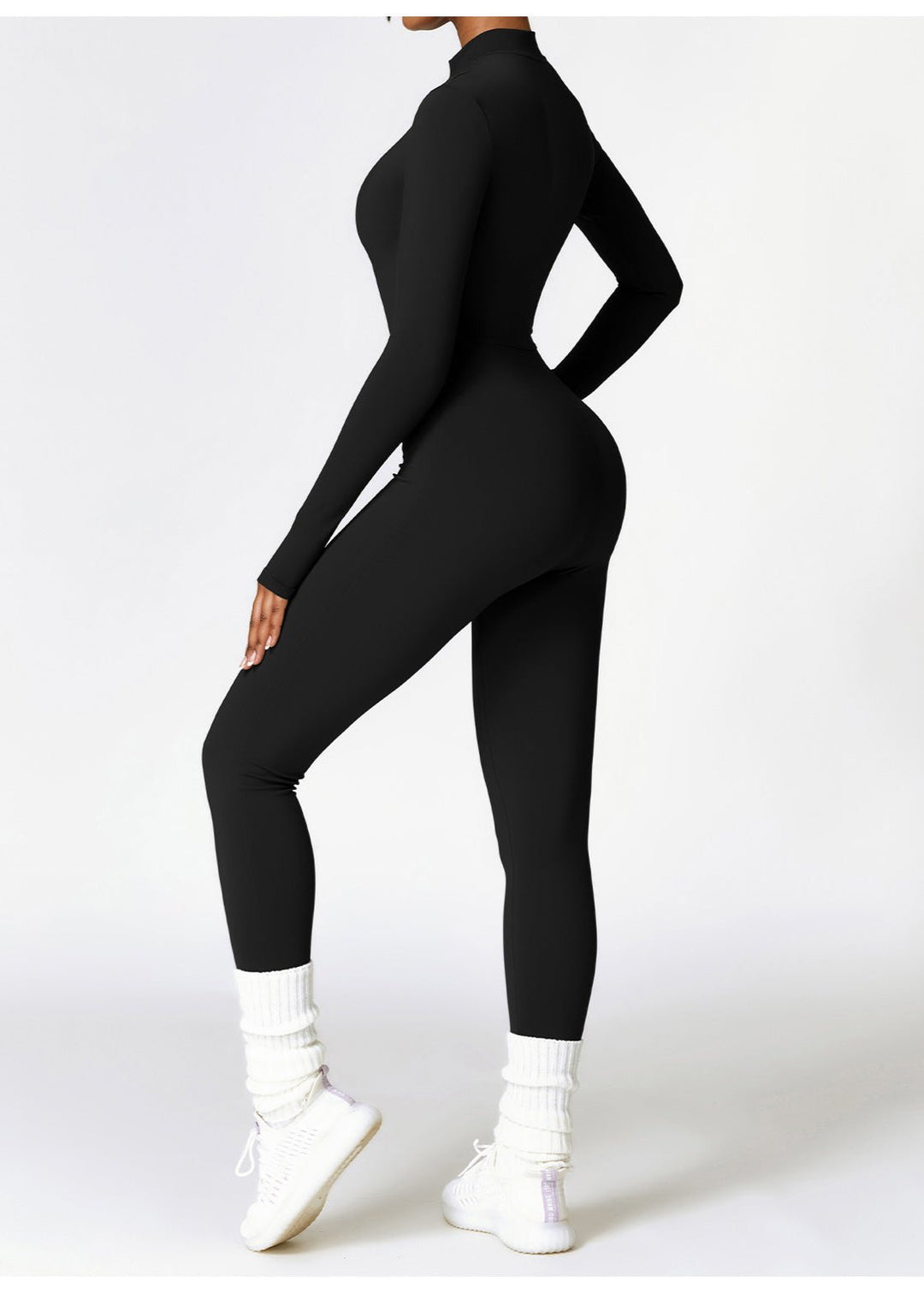 Sophia - Women's Zip-Up Yoga Jumpsuit