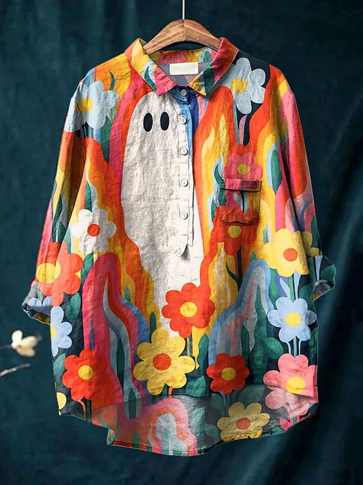 Eliana - Unique Floral Art Shirt