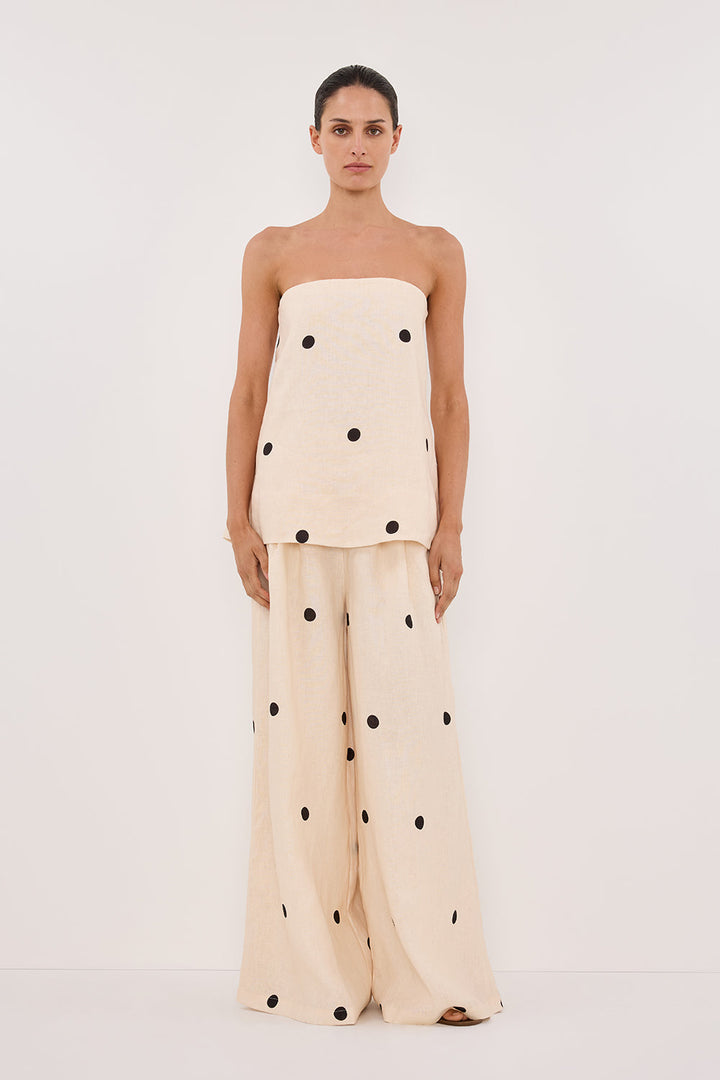 Kairi - 2-Piece Tube Top and Wide Leg Pants Set