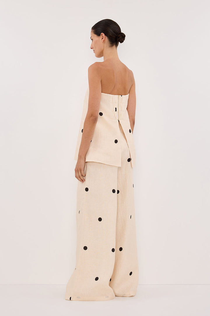 Kairi - 2-Piece Tube Top and Wide Leg Pants Set