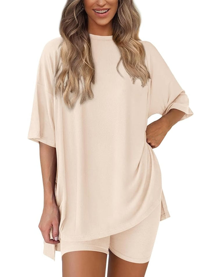 Elowen - Solid Color 2-Piece Lounge Set