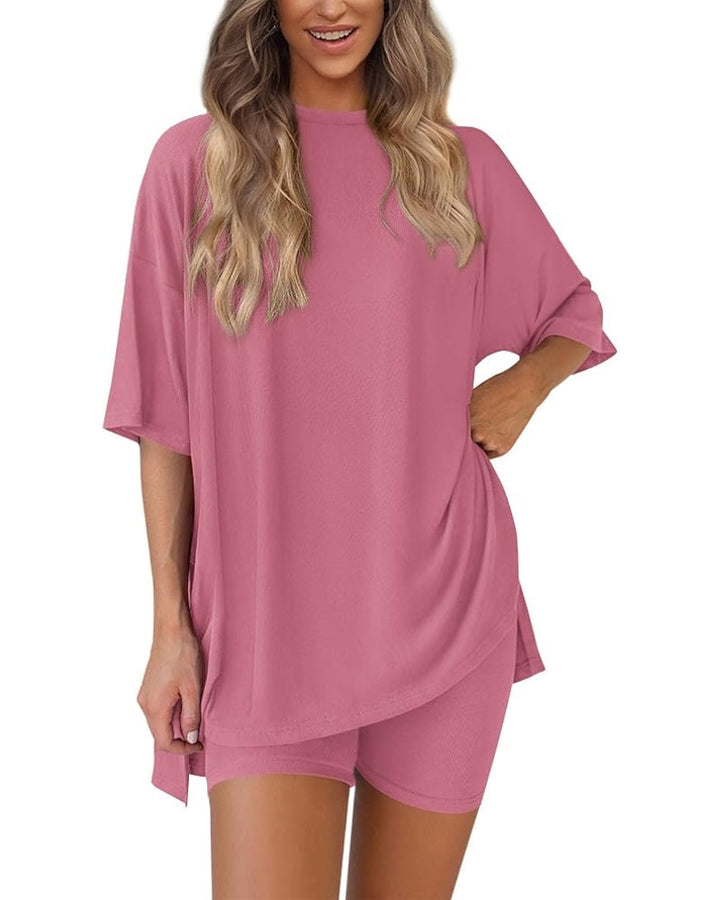 Elowen - Solid Color 2-Piece Lounge Set