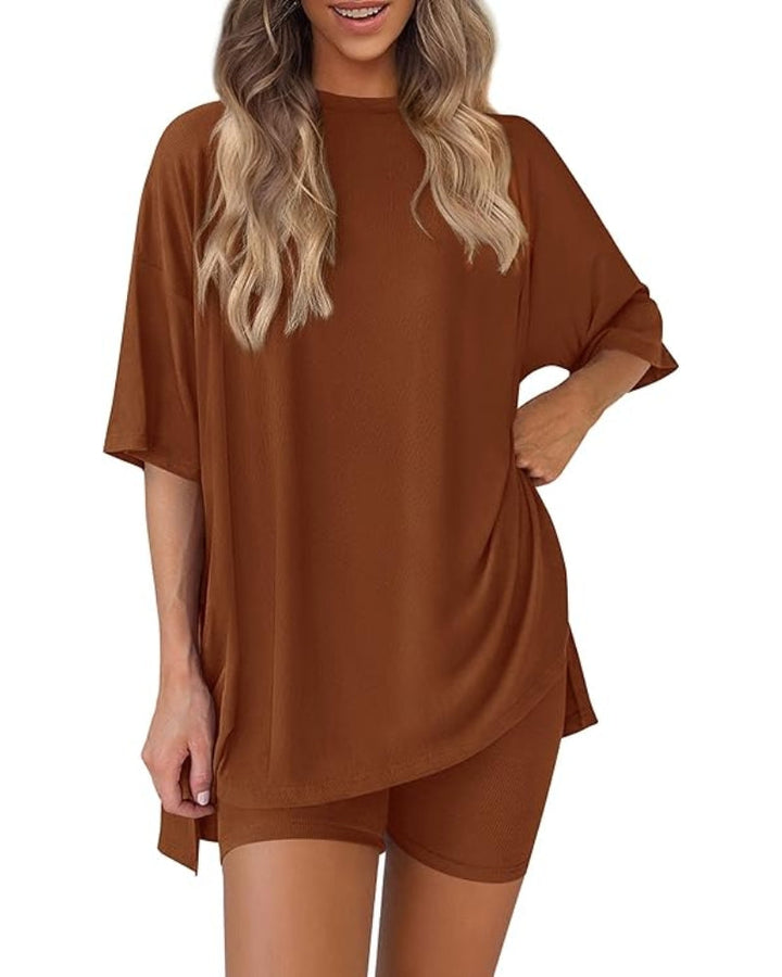 Elowen - Solid Color 2-Piece Lounge Set