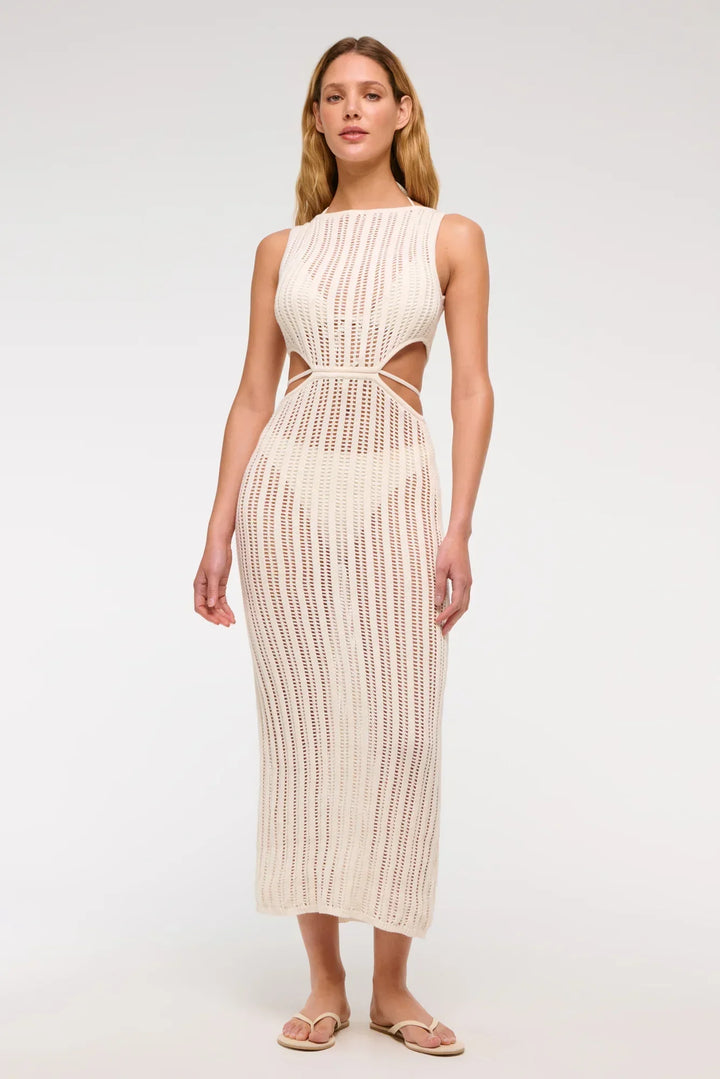 Scout - Boho Cutout Crochet Maxi Dress