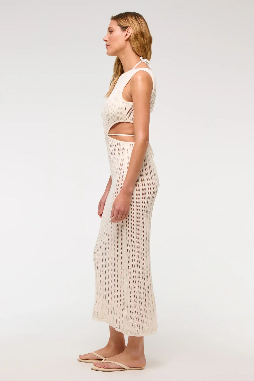 Scout - Boho Cutout Crochet Maxi Dress