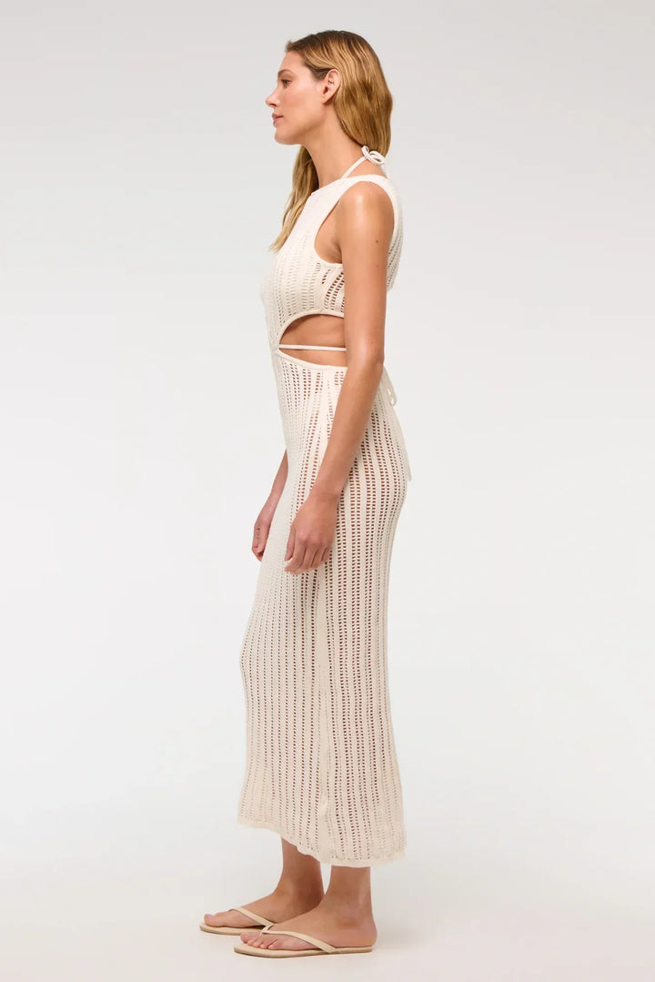 Scout - Boho Cutout Crochet Maxi Dress