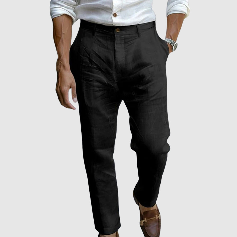 VOLKERT™ | CHIC LINEN TROUSERS