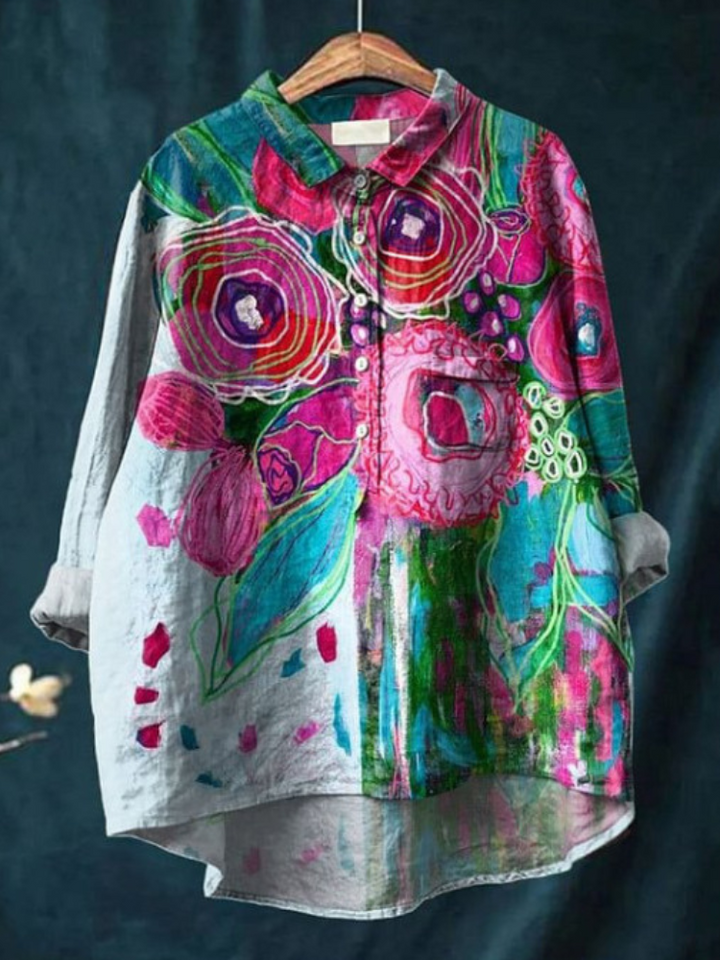 Nora - Colorful Peace Art Shirt