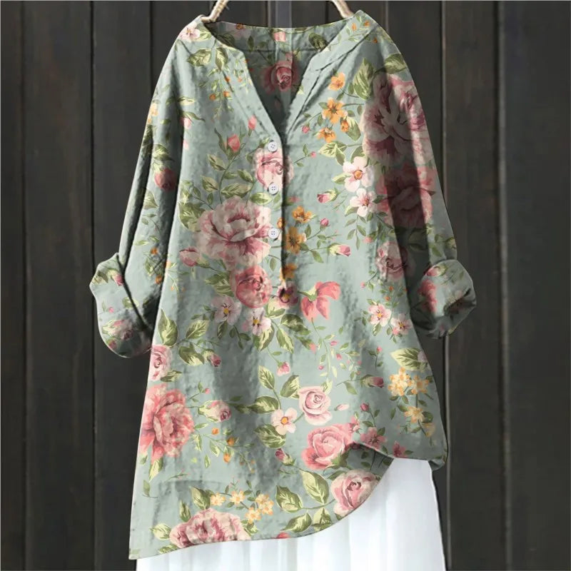 DANIELA - FLORAL PATTERN BLOUSE