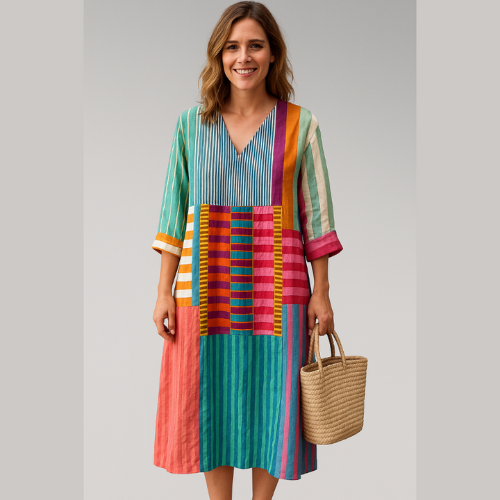 CARICE™ | ELEGANT GEOMETRIC DRESS