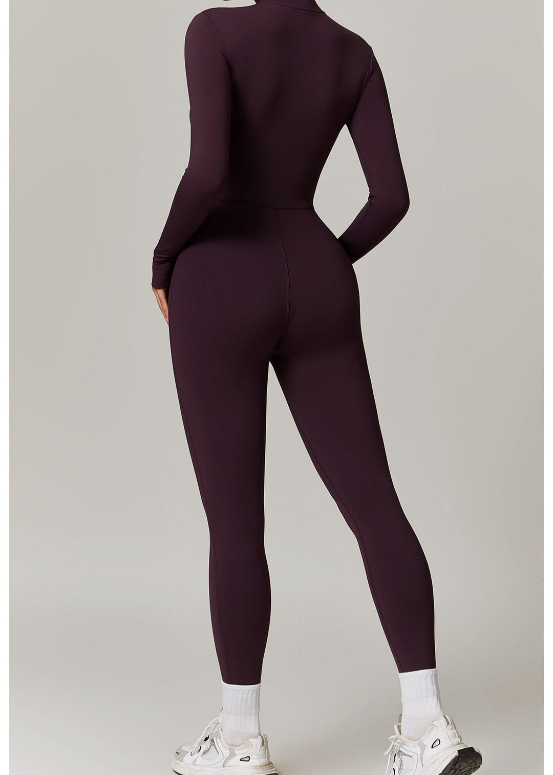 Sophia - Women's Zip-Up Yoga Jumpsuit