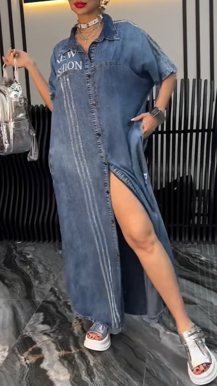 JANNEKE™ | COMFORTABLE AND FASHIONABLE DENIM DRES