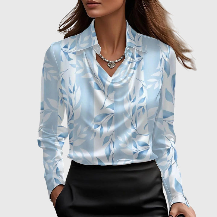 KENNEDY –  ELEGANT BLOUSE SHINY SATIN