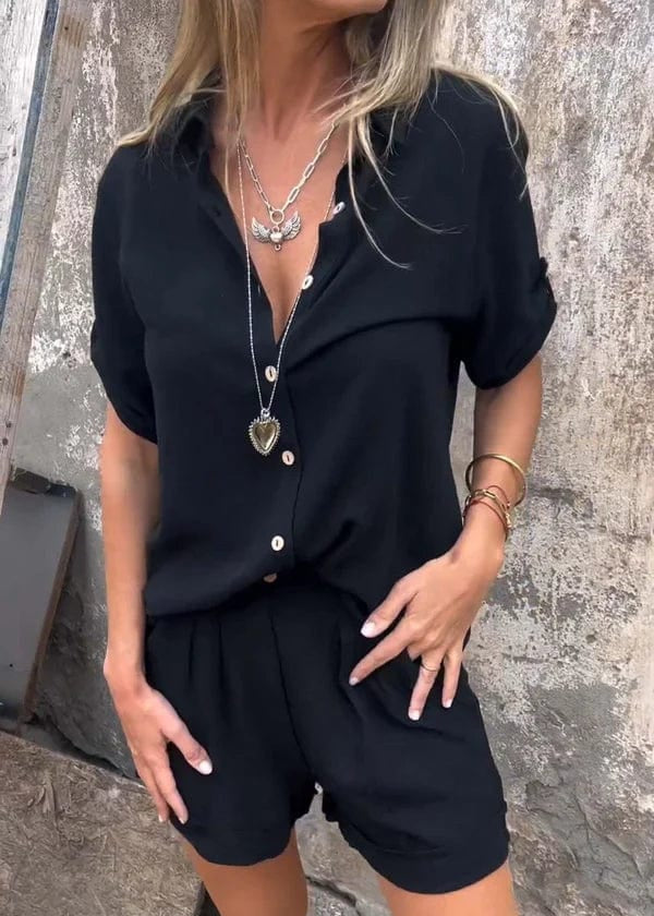 Jenna - Stylish Two-Piece Airy Linen Set