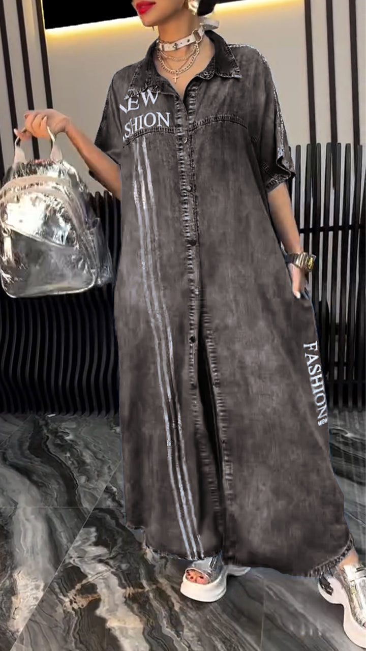 JANNEKE™ | COMFORTABLE AND FASHIONABLE DENIM DRES