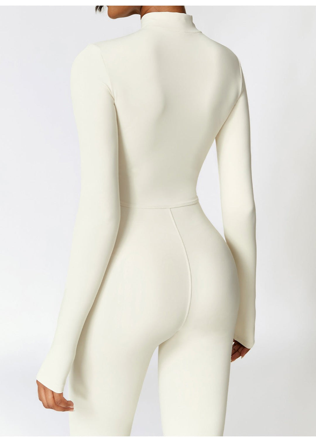 Sophia - Women's Zip-Up Yoga Jumpsuit