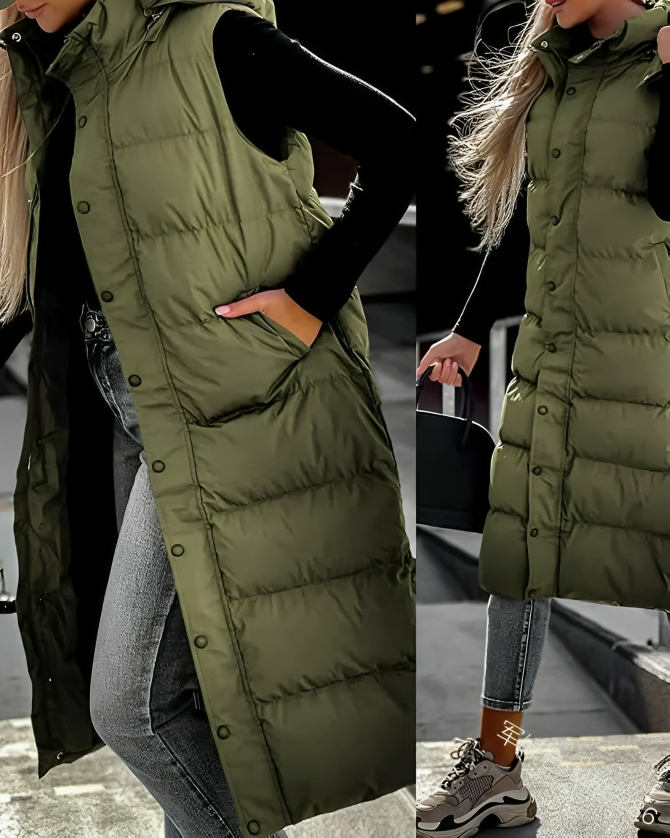 SANDRA | LONG PUFFER VEST