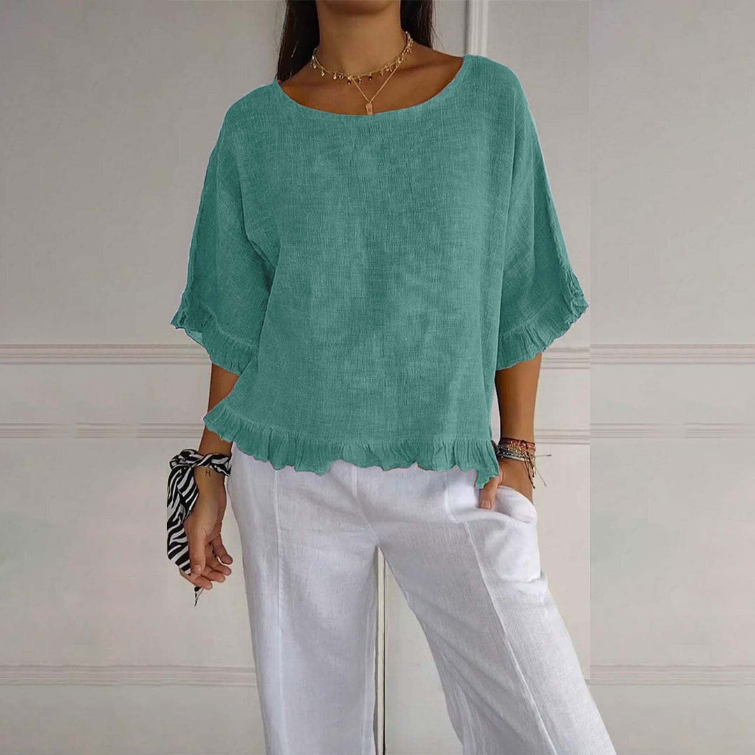 DAPHNE | ELEGANT BLOUSE WITH TUMMY COVERAGE