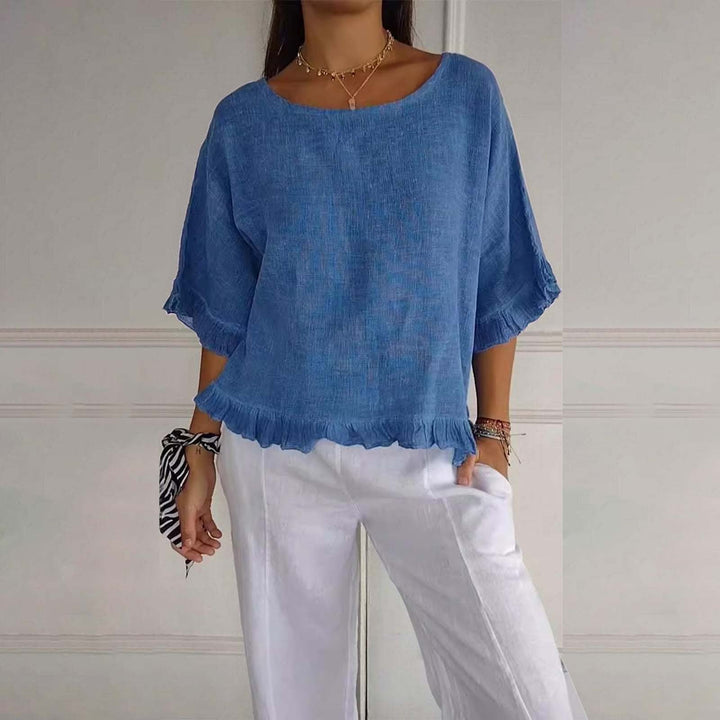 DAPHNE | ELEGANT BLOUSE WITH TUMMY COVERAGE