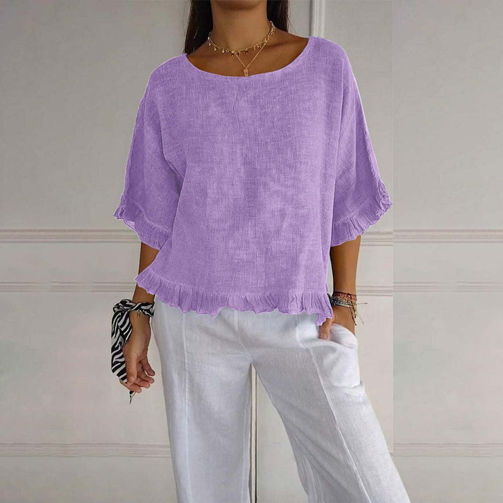 DAPHNE | ELEGANT BLOUSE WITH TUMMY COVERAGE