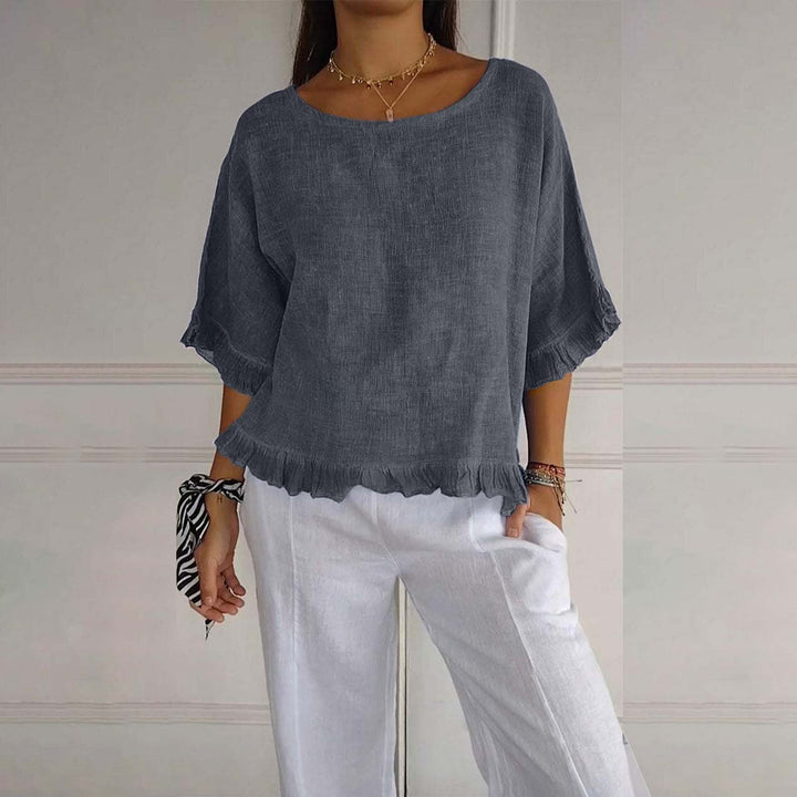 DAPHNE | ELEGANT BLOUSE WITH TUMMY COVERAGE