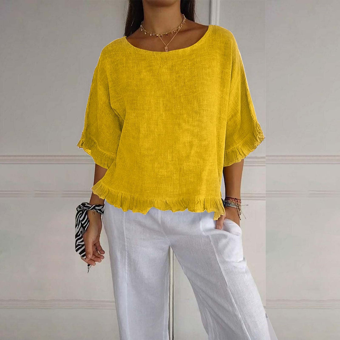 DAPHNE | ELEGANT BLOUSE WITH TUMMY COVERAGE
