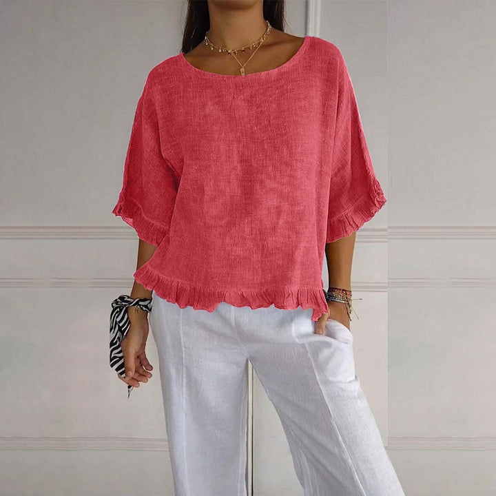 DAPHNE | ELEGANT BLOUSE WITH TUMMY COVERAGE
