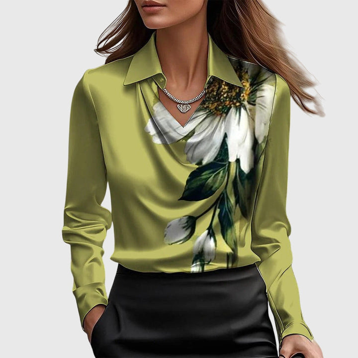 KENNEDY –  ELEGANT BLOUSE SHINY SATIN