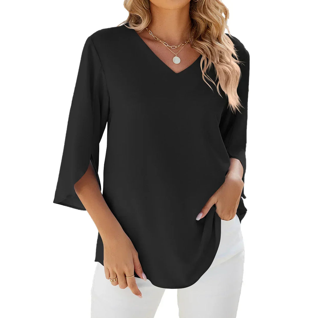 CARA | V NECK BLOUSE
