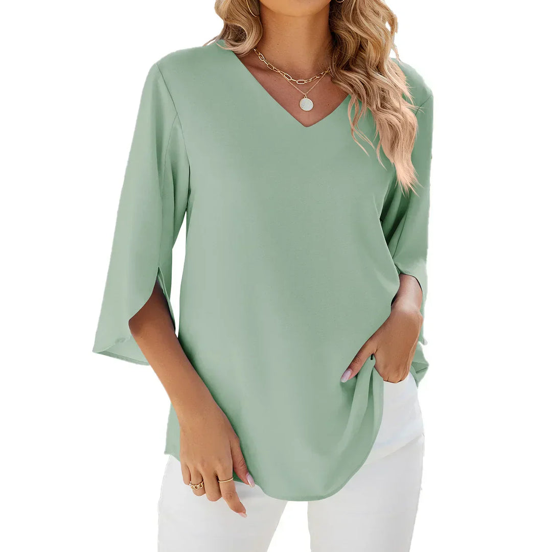 CARA | V NECK BLOUSE